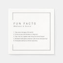 Search for fun fact wedding napkins Vintage classic casual elegance