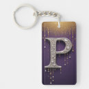 Search for p letter key rings Initial