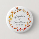 Search for autumn wedding badges Botanical