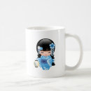 Search for japanese kokeshi doll mugs Kimono