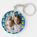 Search for funny pattern key rings Blue