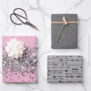 Search for silver confetti wrapping paper Chic
