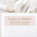 Search for antique gold return address labels Bride