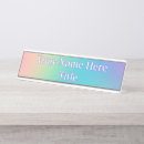 Search for rainbow name plates Colourful