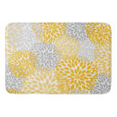 Search for yellow and grey bath mats Flowers