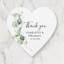 Search for rustic thank you wedding favour tags Greenery