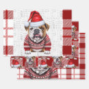 Search for bulldog christmas wrapping paper Dogs