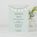 Search for mint green white invitations Boho