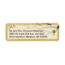 Search for golden anniversary return address labels Marriage