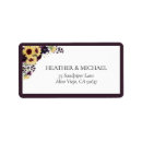 Search for plum return address labels Calligraphy