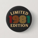 Search for 40th birthday badges Limited edition
