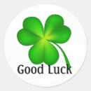 Search for good luck clover stickers Ireland