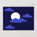 Search for white clouds postcards Moon