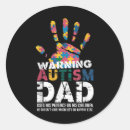 Search for autism dad stickers Presidential satire