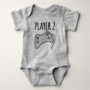 Search for geek baby clothes Player 3