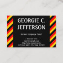 Search for germany business cards Red