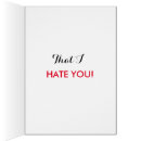 Search for hate you postcards Humour