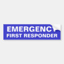 Search for first responder bumper stickers Emergency