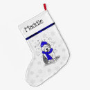 Search for blue grey christmas stockings Snowflakes