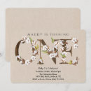Search for alphabet birthday invitations Floral