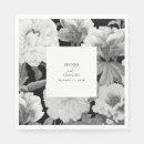 Search for black and white floral napkins Elegant