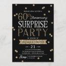Search for surprise anniversary party invitations Glitter