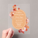 Search for brown red wedding invitations Floral