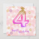 Search for 4th birthday cards Gold