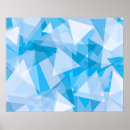 Search for geometric triangles posters Blue