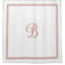 Search for rose gold shower curtains Monogrammed
