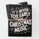Search for music christmas wrapping paper Santa