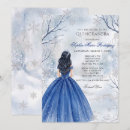 Search for winter quinceanera invitations Silver