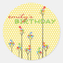 Search for colourful bird stickers Birthday