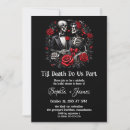 Search for spooky bridal shower invitations Dark