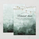 Search for tree rehearsal dinner invitations String lights