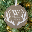 Search for deer antlers christmas tree decorations Country