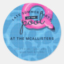 Search for adult pool party stickers Modern