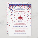 Search for red white and blue graduation invitations Graduate