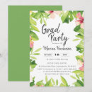 Search for tropical graduation invitations Palm leaves