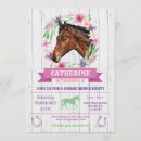 Search for horseback riding birthday invitations Pony
