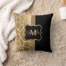 Search for giraffe pattern cushions Gold