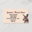 Search for animal business cards Watercolor