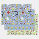 Search for doctor wrapping paper Blue