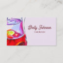 Search for mixed drinks business cards Lime