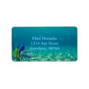 Search for seaweed return address labels Under the sea