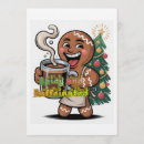 Search for coffee christmas invitations Gingerbread man