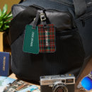 Search for tartan luggage tags Red