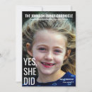 Search for magazine graduation invitations Black and white