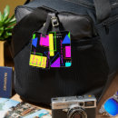 Search for neon luggage tags Eighties