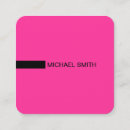 Search for hot pink and black business cards Professional